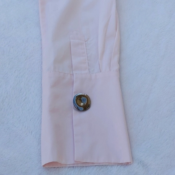 Zara Women Boatneck Pink Cotton Top in Medium - Picture 11 of 14